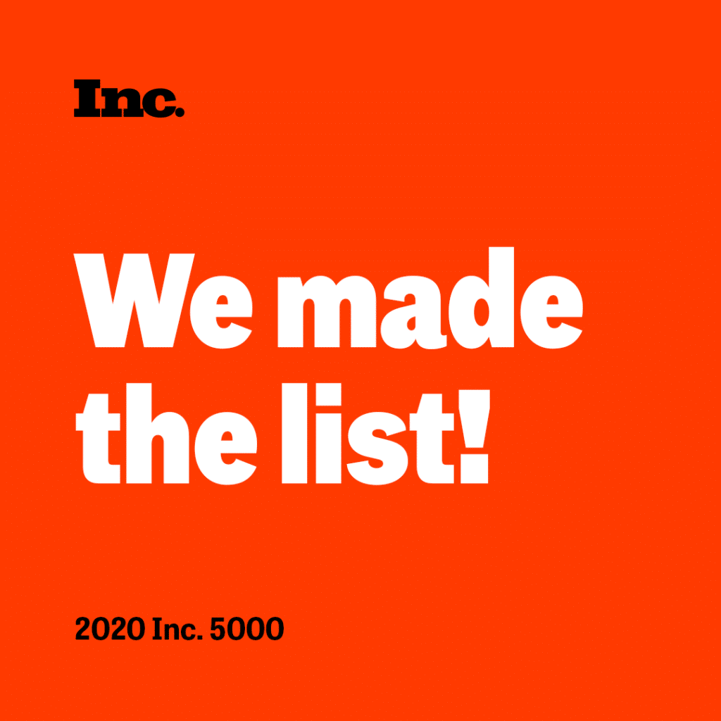 Inc Inc5000 WeMadeTheList SocialCard 1080x1080 v3