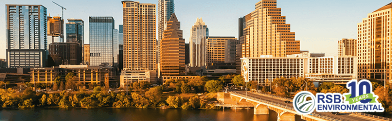 Downtown Austin, Texas, where SWPPP Austin compliance is required for industrial companies